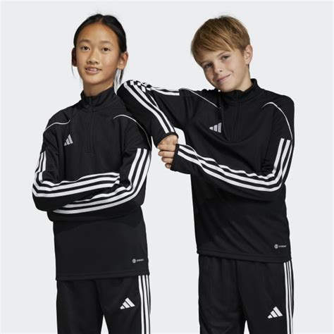 adidas oberteil schwarz weiß für mädchen|Mädchen.